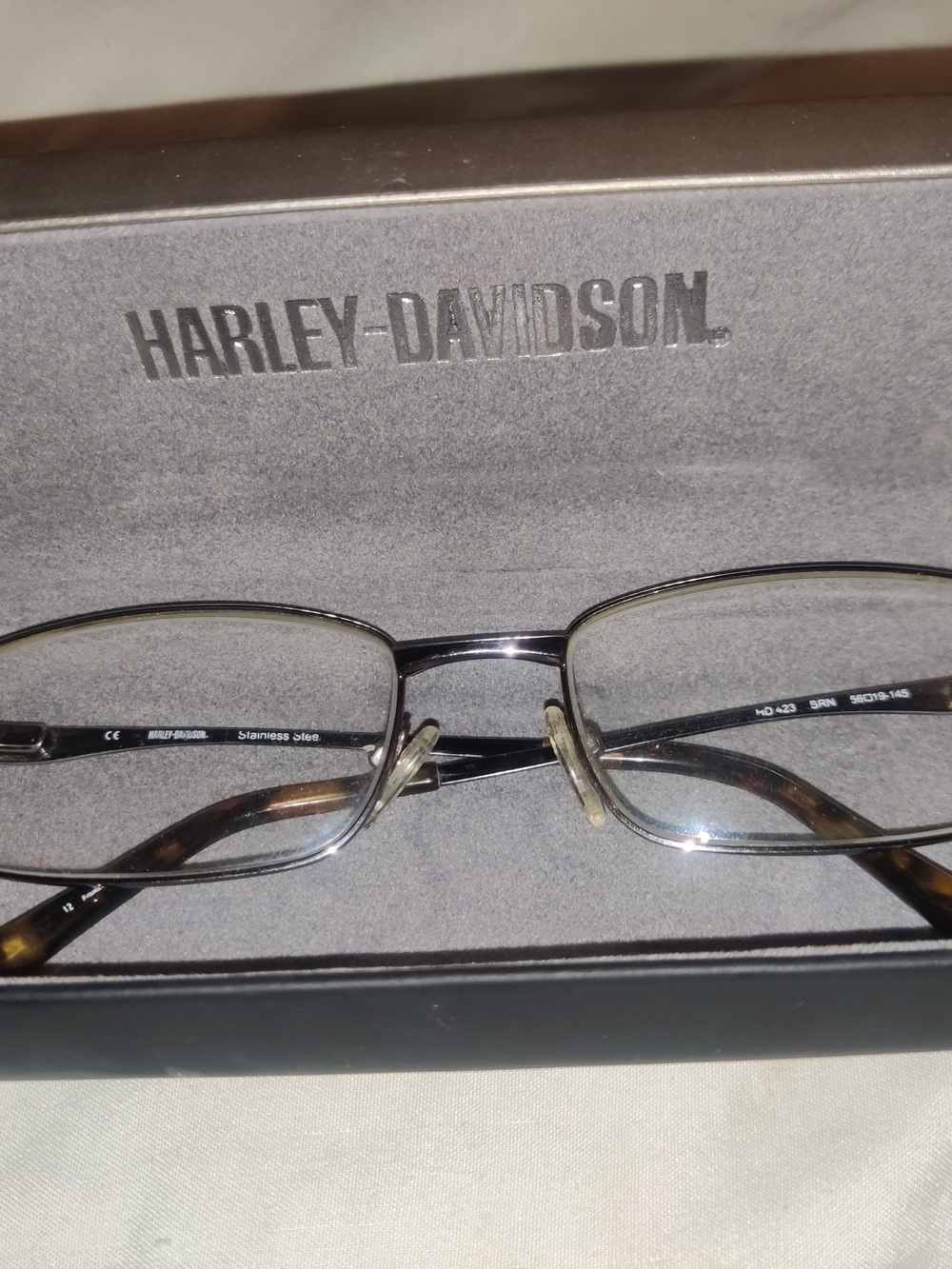 Harley Davidson Hd 423 Brown  Eyeglasses Frame (Plz Read Description B4 U Buy!)